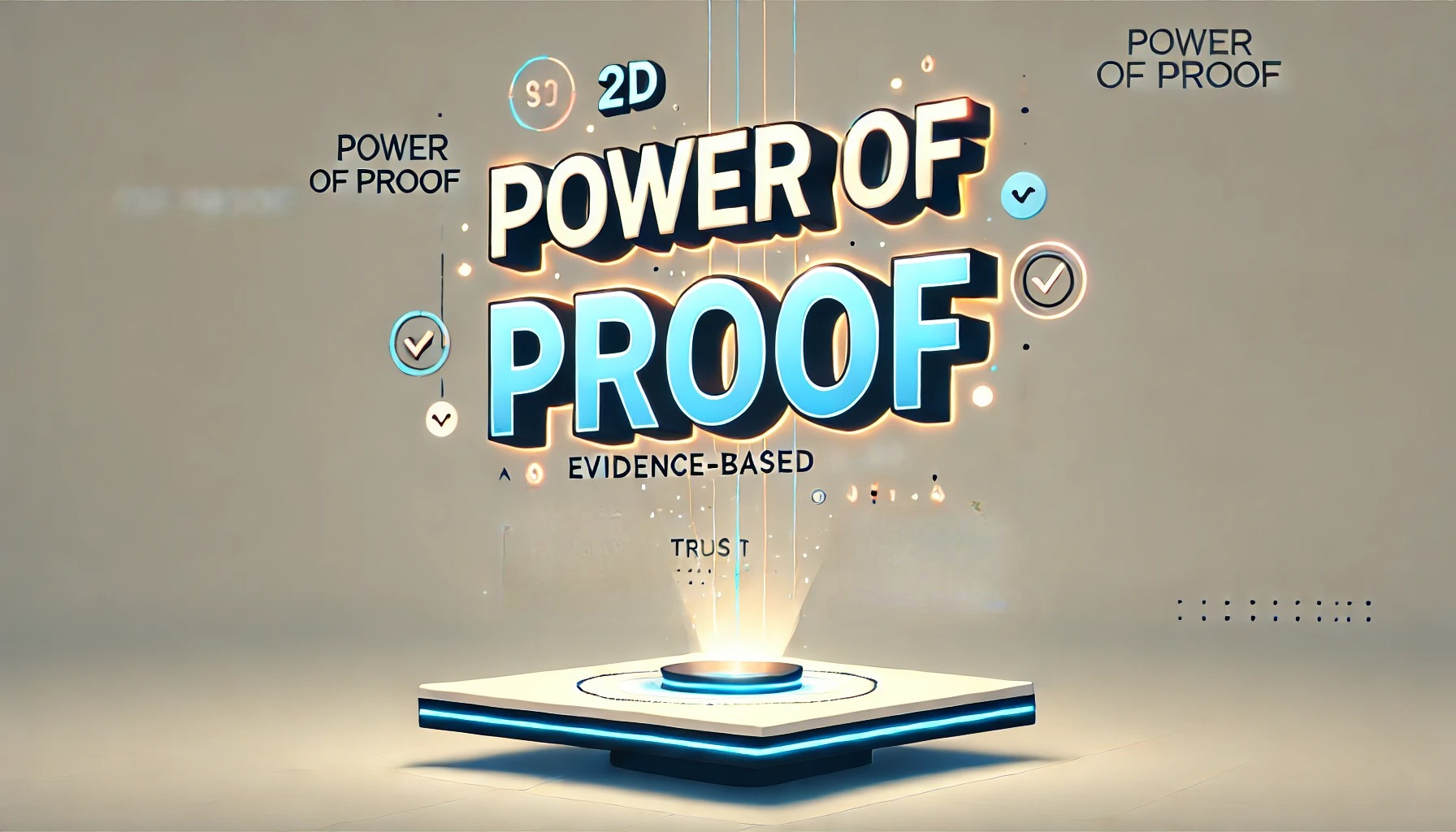 Power of proof The power o proof
